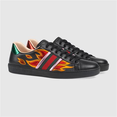 gucci ace flame replica|gucci ace shoes authentic.